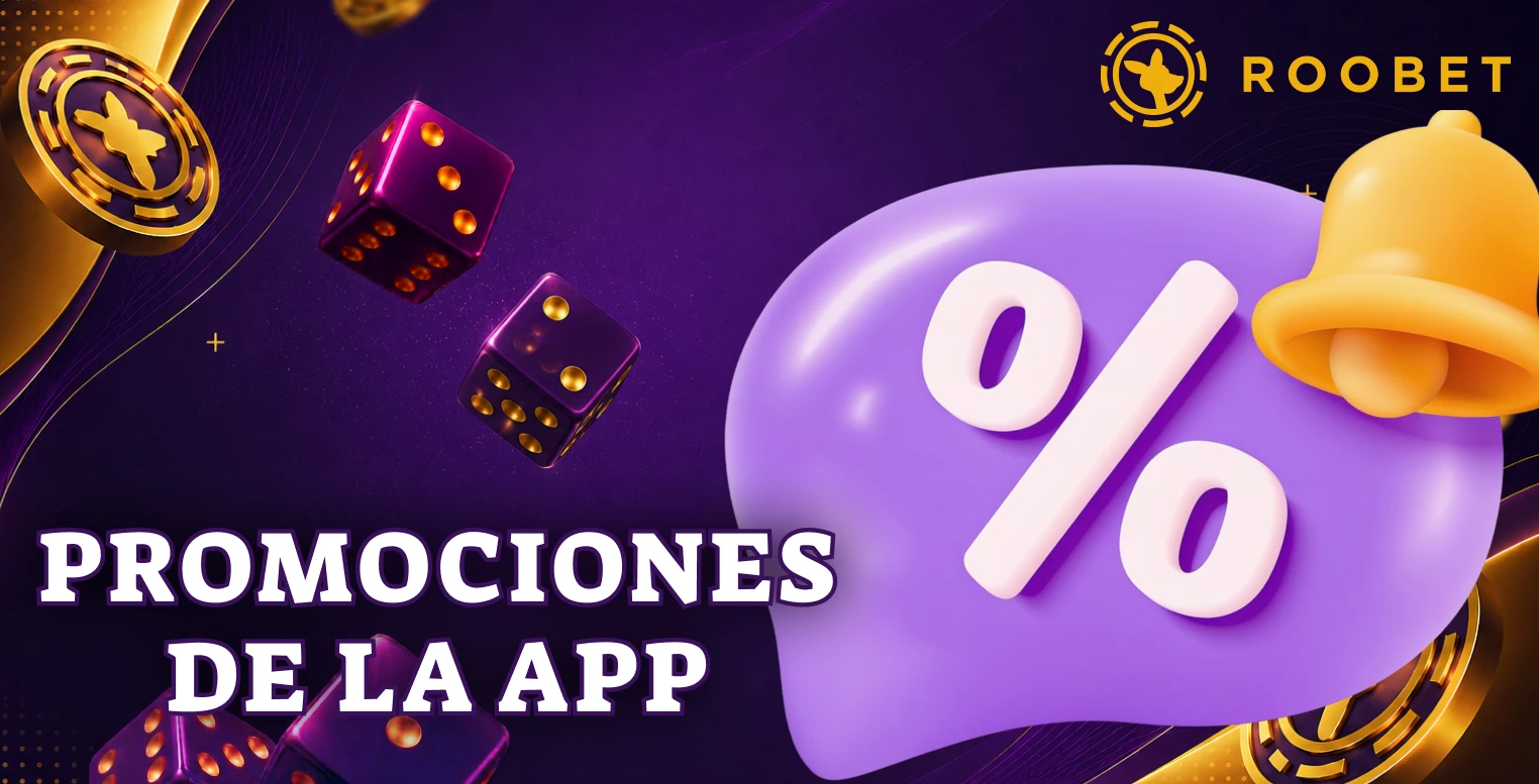 Ofertas exclusivas disponibles para usuarios de la app Roobet