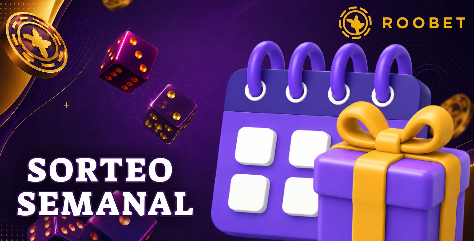 Premios y recompensas distribuidos en promociones semanales de Roobet