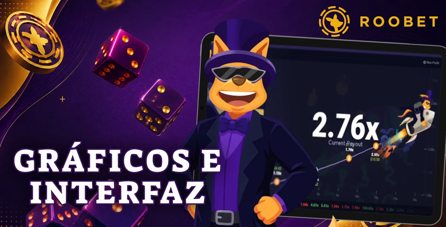 Diseño intuitivo y navegación sencilla en Roobet Crash