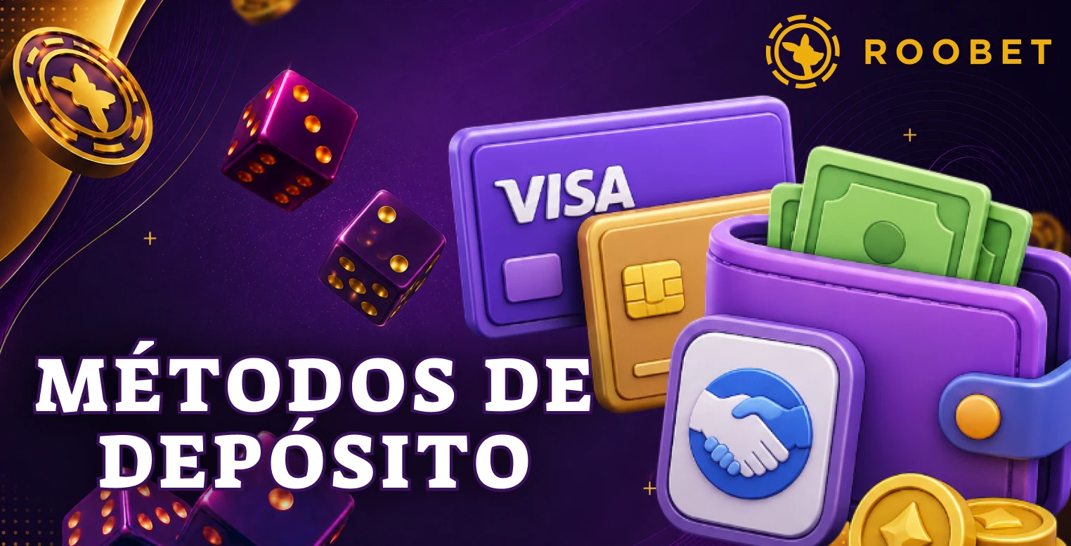 Métodos disponibles para financiar una cuenta de juego en Roobet