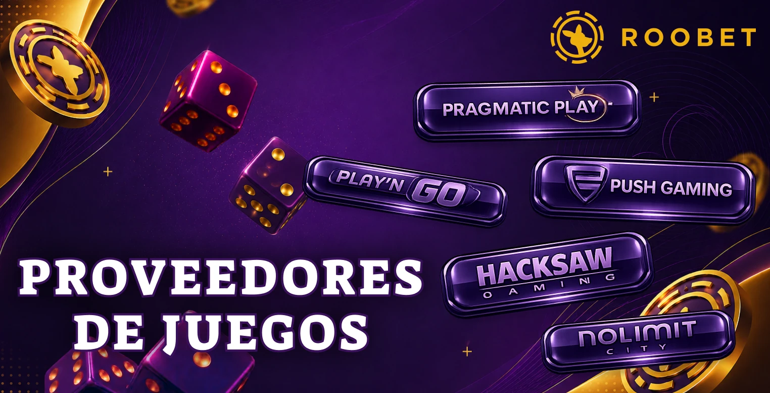 Estudios reconocidos que desarrollan juegos de casino para Roobet