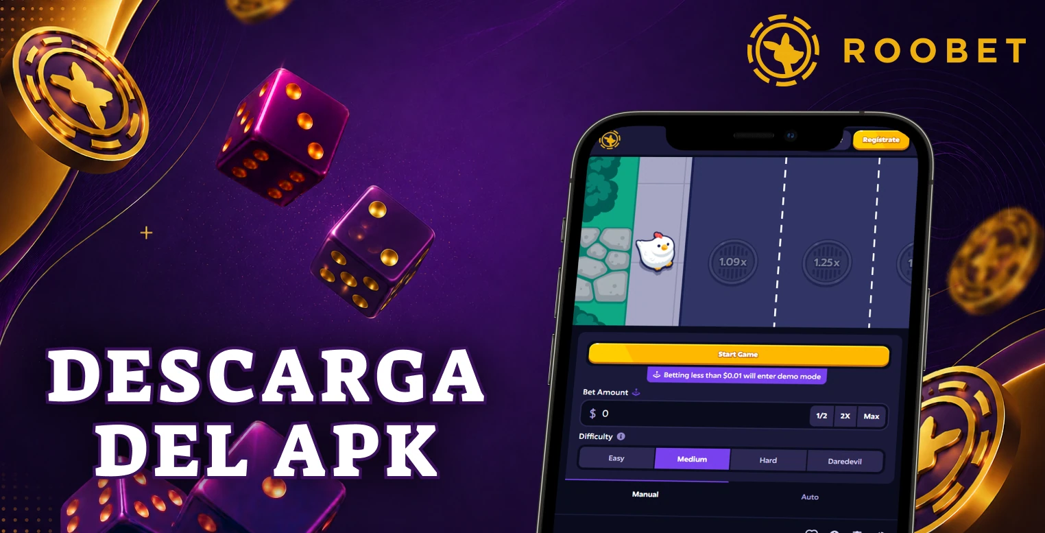 Instalación rápida del APK del juego Chicken para usuarios de Roobet