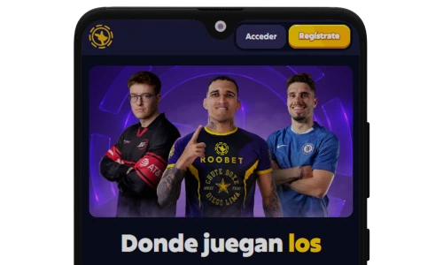 Acceder a Roobet mediante el navegador móvil en Android