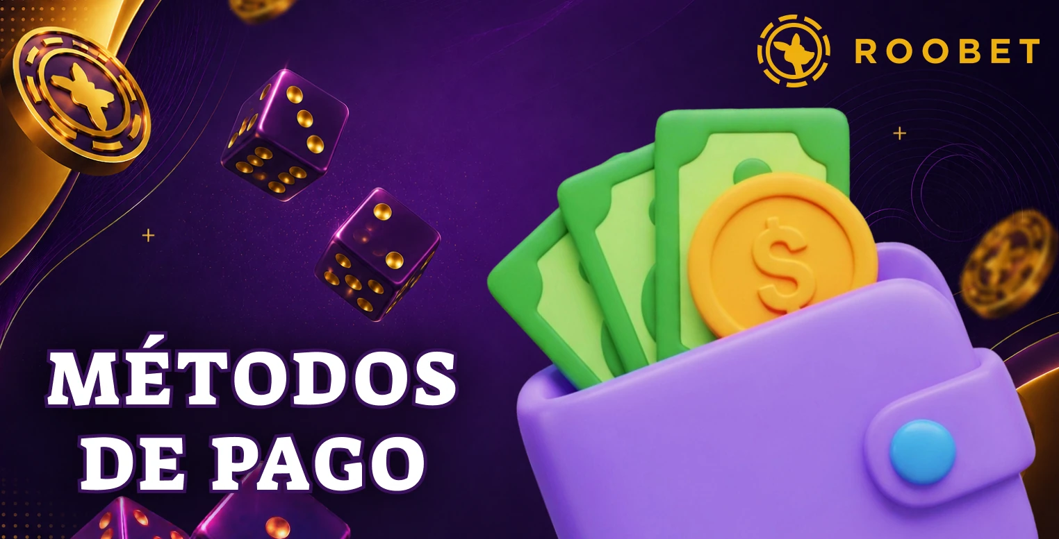 Opciones de depósito y retiro disponibles para clientes de Roobet