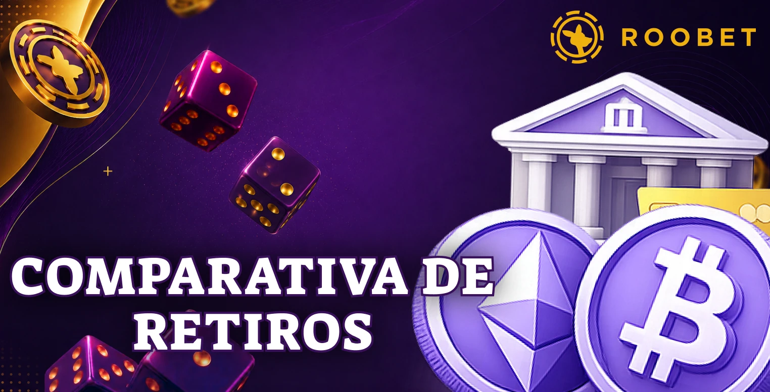 Diferencias entre los sistemas de retiro ofrecidos por Roobet